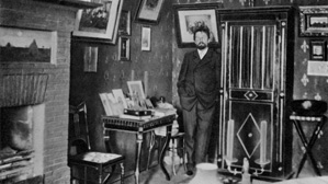 Tchekhov dans son bureau à Yalta en 1900