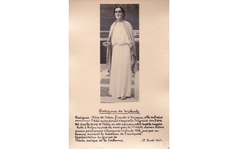 1939. Groupe théâtral antique de la Sorbonne – université de la Sorbonne