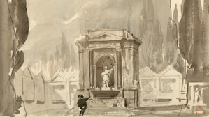 Dom Juan : étude de décor de l’acte IV, tableau 2