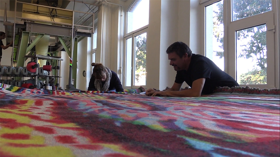 Tombée de métier d’une des tapisseries du décor de « Dom Juan ou le Festin de pierre »