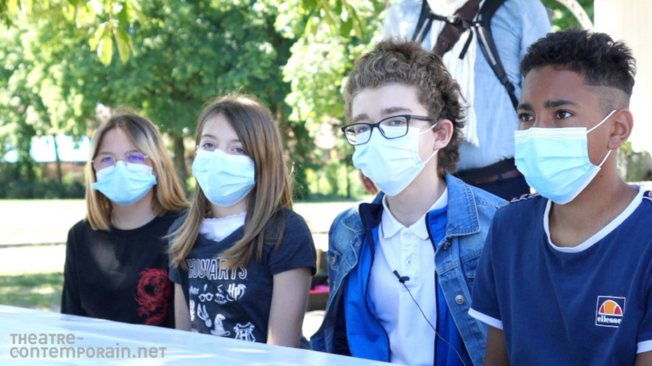 Rencontre avec les collégiens du collège Chateaubriand de Villeneuve-sur-Yonne