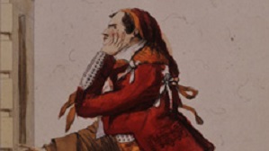 Costume de Thénard (Figaro) dessiné par Joly