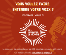 Réseau Canopé accompagne votre projet Réinventer le monde
