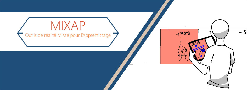 Dessin d'élèves expérimentant la réalité augmentée - Projet Mixap