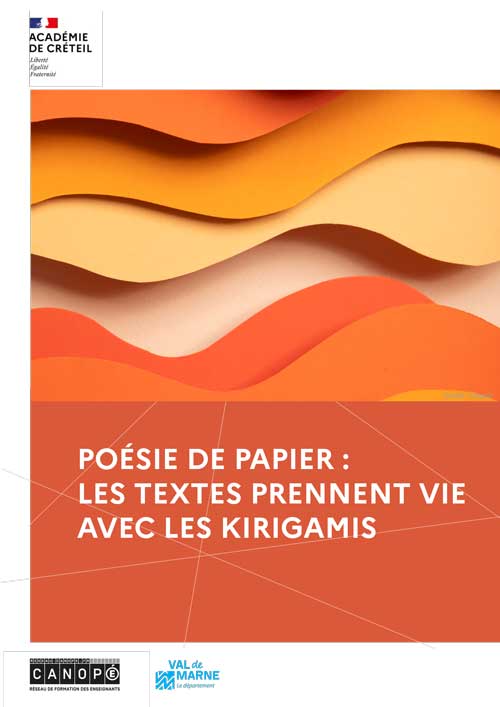 POÉSIE DE PAPIER : LES TEXTES PRENNENT VIE AVEC L'ART DU KIRIGAMI