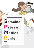 En janvier, j’inscris ma classe à la Semaine de la presse et des médias dans l’École®