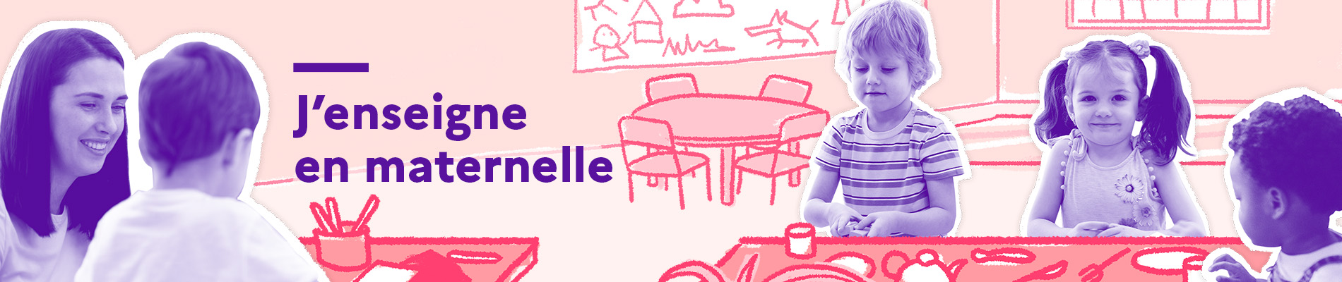 Bandeau j'enseigne en maternelle