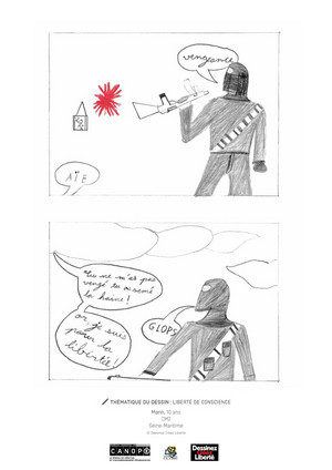 Dessin de Marin, 10 ans