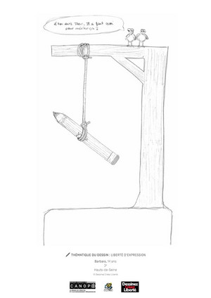 Dessin de Barbara, 14 ans