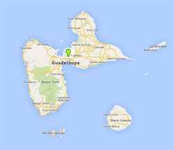 Carte de La Guadeloupe