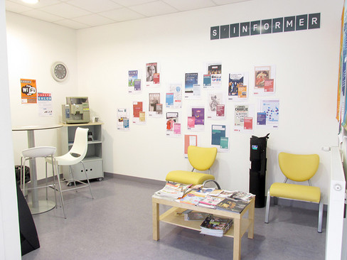 Espace convivial de l'Atelier Canopé 85 - La Roche-sur-Yon