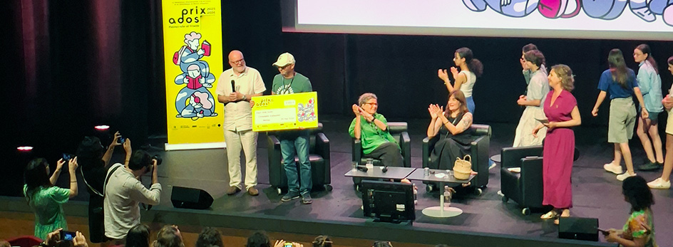 Remise du prix Ados 2025-2026 à Christophe Guillaumot