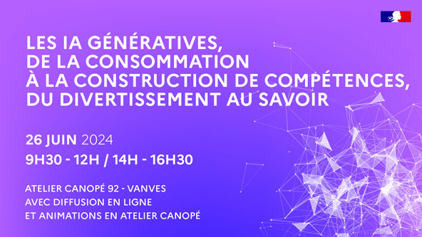 Les intelligences artificielles génératives, de la consommation à la construction de compétences