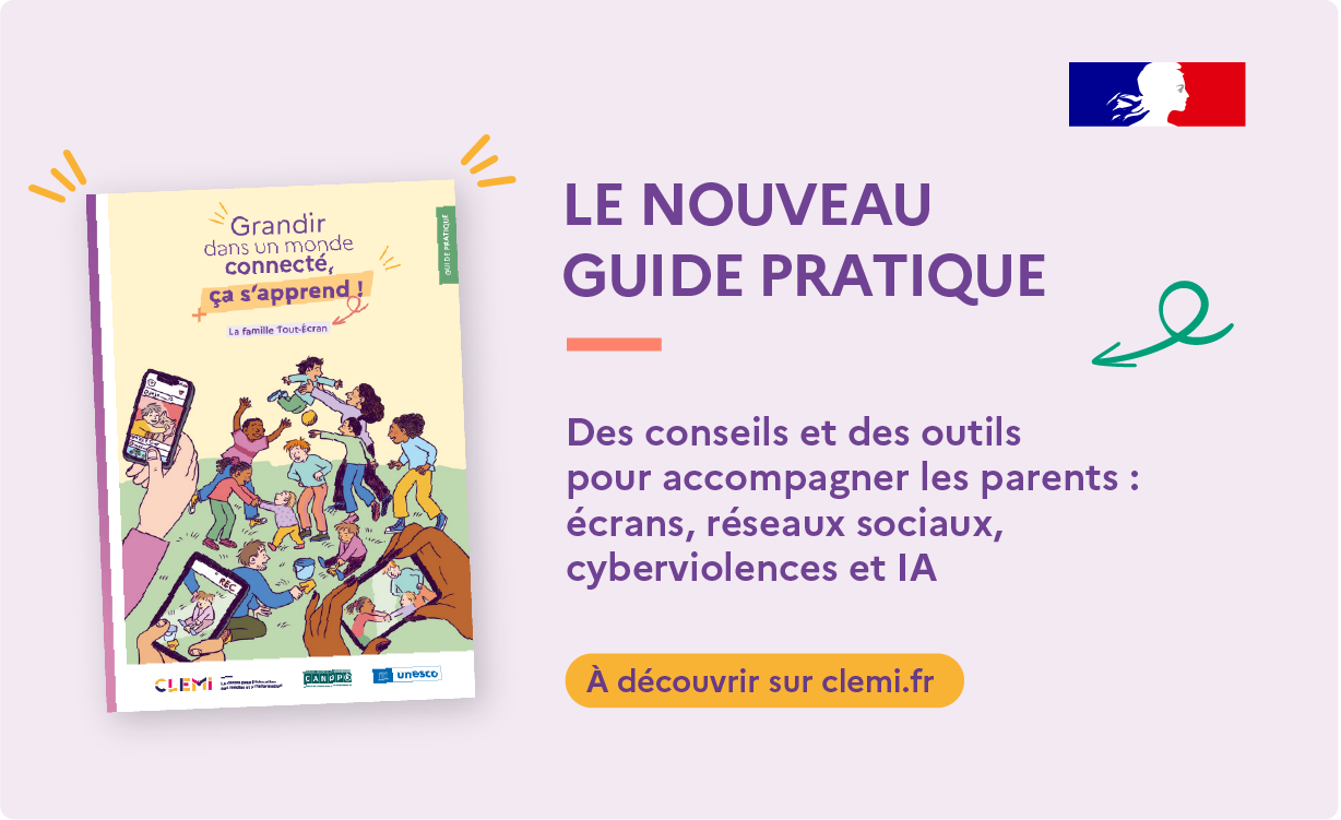 Guide Clémi Grandir dans un monde connecté, ça s'apprend!
