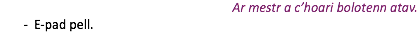 Ar mestr a c’hoari bolotenn atav. E-pad pell.